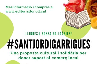 Nace en Les Garrigues una iniciativa para promover la compra en librerías y floristerías locales por Sant Jordi