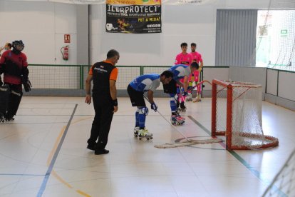 Martí Serra fue una muralla para los jugadores del Caldes, que solo pudieron marcar tras un error previo en defensa.