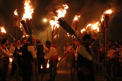 Vuit dones van participar en el descens de la Pobla de Segur.
