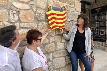Josep Bargalló y Teresa Jordà, ayer durante la inauguración del curso.