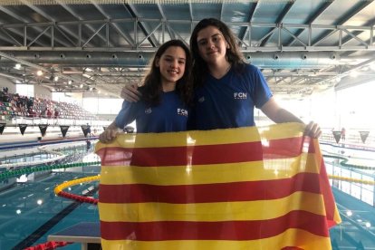 Paula Juste y Pepe Vendrell, representaron al CN Lleida.