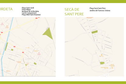 La Paeria publica el llistat de zones de Lleida menys caloroses