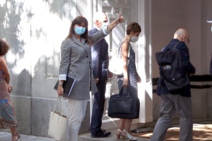 Torra, en una de les seues intervencions en la sessió de control celebrada al Parlament ahir.