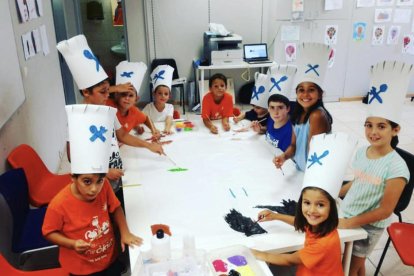 Fotografia d'una aula de Formació Miró de Lleida