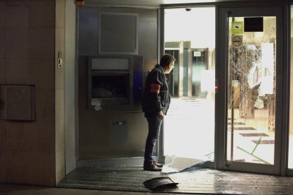 Dieciocho detenidos en Lleida tras otra noche de disturbios