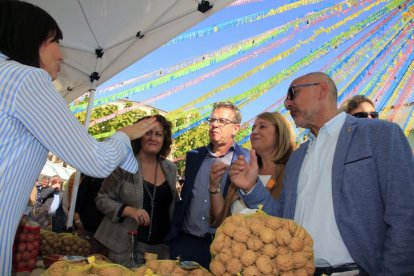 Un dels cinc expositors de la Fira del Bolet.