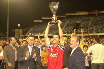 Una jugada d’un dels partits que ha disputat el Balaguer aquesta temporada.