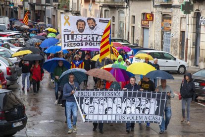 Els manifestants van tallar vint minuts l’N-II a Bell-lloc.