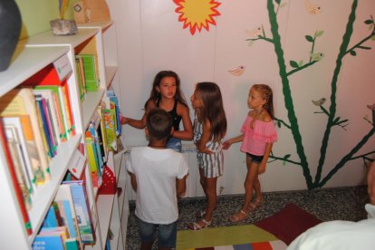 Los niños y niñas pudieron descubrir este nuevo equipamiento.