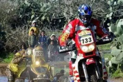 El camió model Mercedes amb què els lleidatans Jordi Esteve i Enric Martí competiran al Dakar.