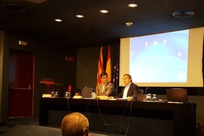 Imagen de archivo de una actuación de limpieza forestal en el Alt Urgell.