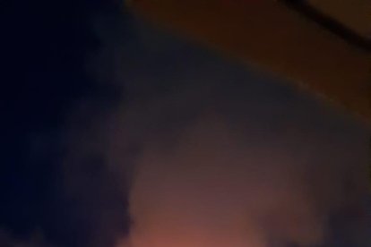 La zona de Mas de Noguers, a Maials, després de l’incendi que ha calcinat 27,5 hectàrees de vegetació.