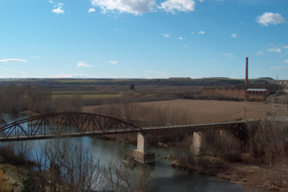 Imatge de la Casa Gran amb part de la teulada enfonsada.