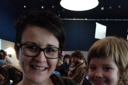 Los talleres con figuras de plastilina hicieron ayer las delicias de los más pequeños.