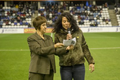 Lectura del maniesto contra la violencia machista.