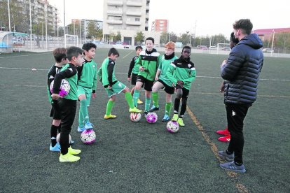 La Unió Esportiva Balàfia, com la resta de clubs lleidatans, ha hagut d’ajustar els horaris d’entrenament.