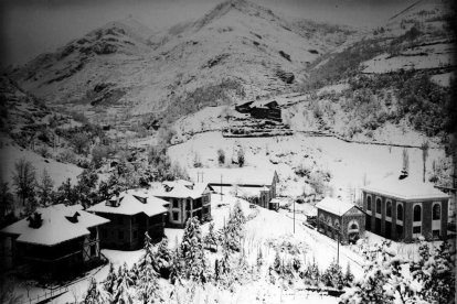 Zona residencial del campamento de Capdella.