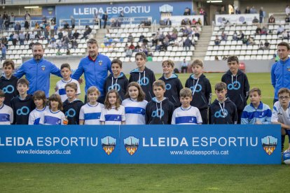 El presidente Albert Esteve, con gesto serio tras el partido.