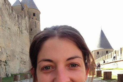 Una terraza de Esterri d’Àneu en la mañana de ayer.