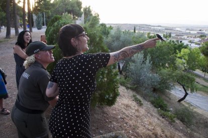 Momento del rescate de la menor en la Vall de Boí.