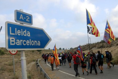 La Marxa de Ponent ya reúne a más de un centenar de participantes