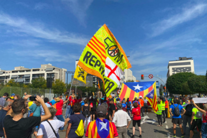 La Marxa de Ponent arriba al seu punt final amb més de 300 persones