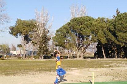 Els jugadors del Lleida Tigers, el primer equip lleidatà federat de criquet.