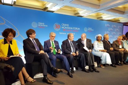 Después de la retirada de la pancarta, la Generalitat la volvió a colgar el pasado 27 de mayo.