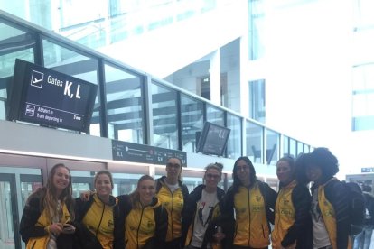 L’equip va fer ahir escala a Munic abans de viatjar a Budapest.