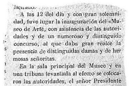 Façana del Museu quan estava a l’antic Mercat de Sant Lluís, fotografiat per Josep Porta.