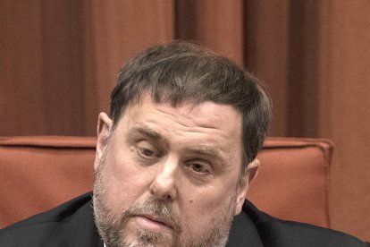 Jové y Salvadó, el 22 de septiembre de 2017, justo después de quedar en libertad.