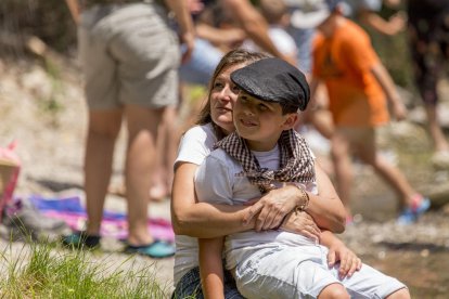 Uno de los ‘rais’ que descendió por las aguas del río Noguera Pallaresa.