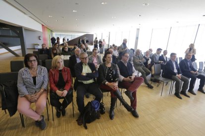 Presentació de l’estudi ahir a la Llotja.