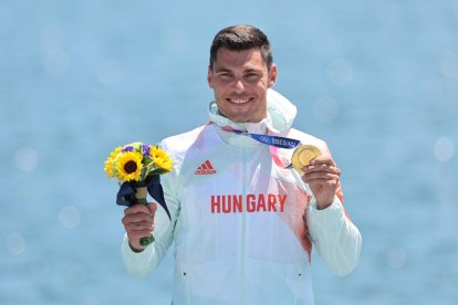 El leridano, en pleno esfuerzo por recuperar posiciones y alcanzar el podio de la categoria.