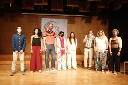 Aragonès y Sánchez, en la mesa de diálogo celebrada a finales de febrero del año pasado.