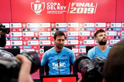Ernesto Valverde va dirigir ahir l’últim entrenament abans de la final de Copa amb el València.