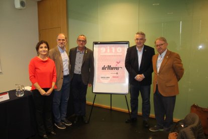 La presentació de la 21 edició de DeNuvis, ahir a la Llotja.