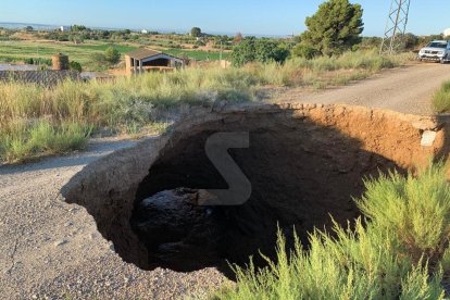 Imatge de l'esfondrament