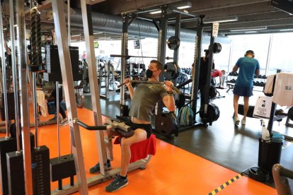 La plantilla del Mollerussa, ahir en la tornada de l’equip a l’activitat.