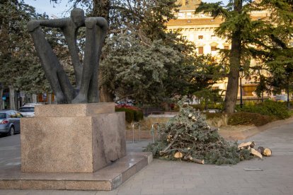 Allau de neu registrada ahir a Casarilh, al municipi de Vielha-Mijaran.