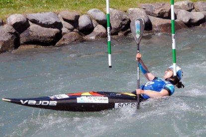 Miquel Travé va ser l’únic palista de Lleida que es va classificar ahir per a semifinals a l’Europeu de Pau.