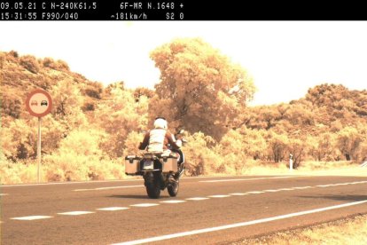 Tres conductors denunciats penalment per excés de velocitat durant el cap de setmana a Lleida