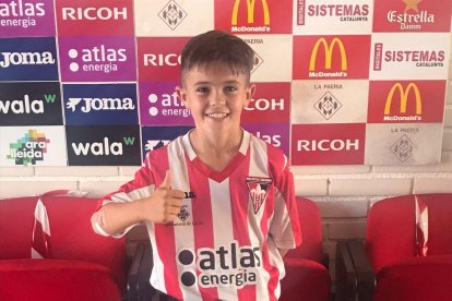 El jugador infantil Àlex Campos.