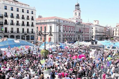 La indignació del moviment 15-M va omplir el 2011 els carrers de Lleida.