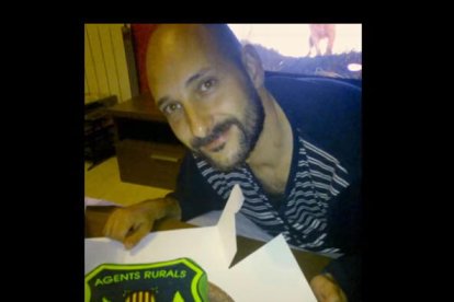 Xavier Ribes y David Iglesias, los agentes asesinados a manos de un cazador en enero de 2017, en un vídeo-homenaje de sus compañeros.