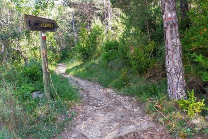 El ciclista va patir cremades al coll i hauria pogut ser molt pitjor.