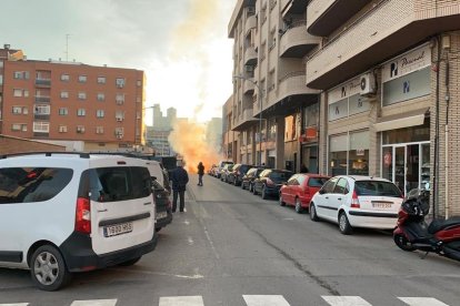 Crema un contenidor a Pardinyes