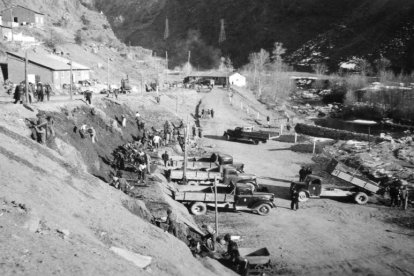 Tuberías de suministro de una central hidroeléctrica.