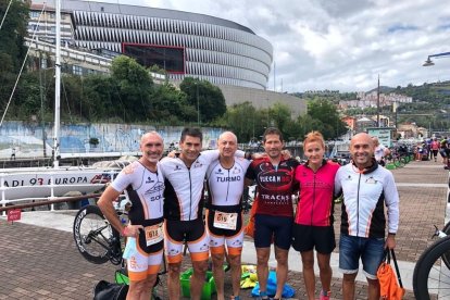 Núria Ribalta, amb la medalla d’or aconseguida a Bilbao.