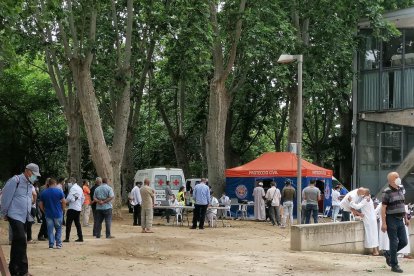 Un total de 140 personas se vacunaron ayer sin cita previa con Janssen en La Seu d’Urgell.